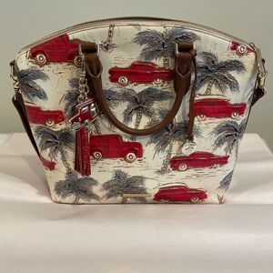 Brahmin Large Duxbury Satchel -Copa Cabana Print